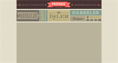 Desktop Screenshot of friends.com.tr